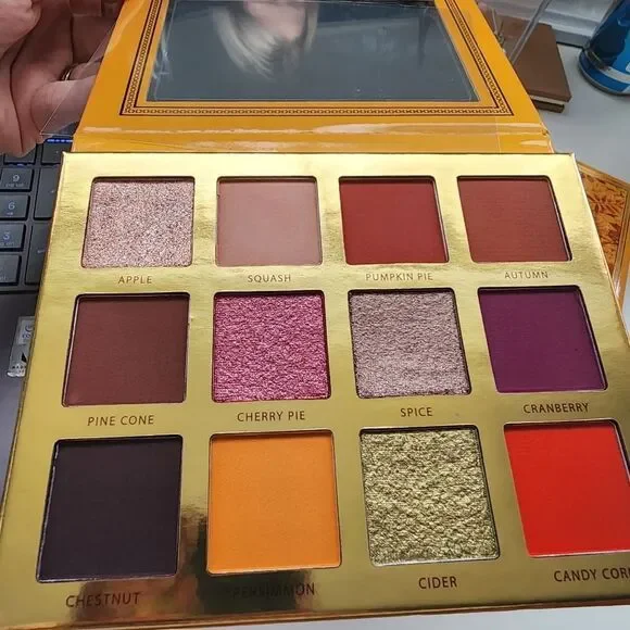 Ace Beauté FALLING FOR YOU EYESHADOW PALETTE 12 SHADES MATTE SHIMMER GLITTER NWT - Picture 5 of 6